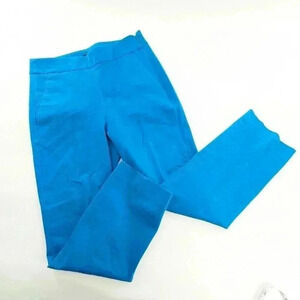 J. Crew Vibrant Cyan Cropped Ankle Pants